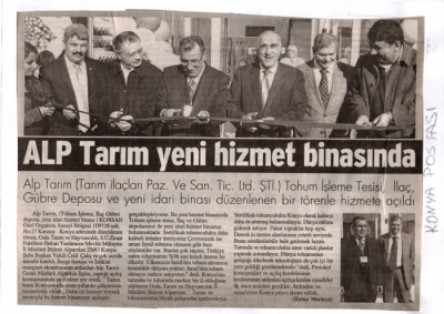 Konya Postası - Alp Tarım yeni hizmet binasında